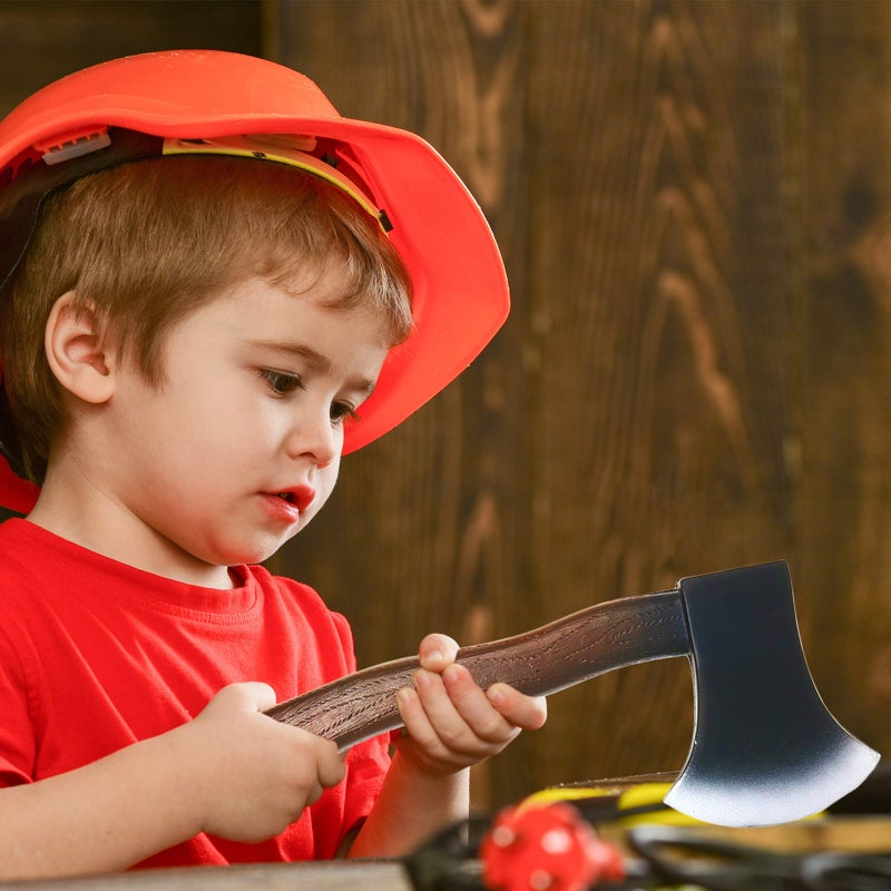 Skeleteen Lumberjack Costume Prop Toy - Wood Look Hatchet Axe Props for Party - 1 Piece - Image 5